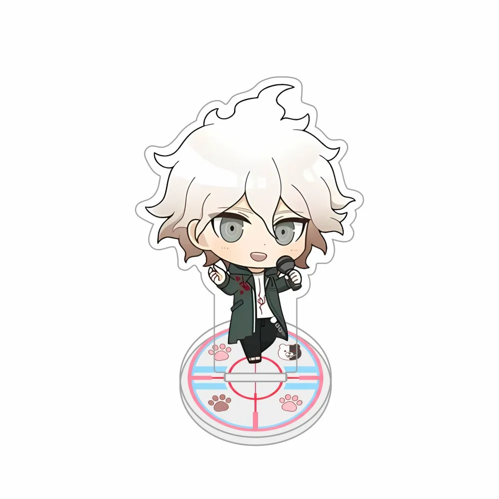 Anime Danganronpa Classic Collection 10cm Acrylic Stand Keychain Kokichi Sayaka Nagito Kyoko Desktop Ornament Collectible Fan