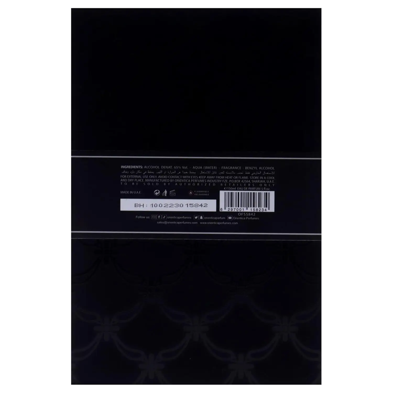 Orientica Oud Zafferano per Eau de Parfum Spray unisex, 2,7 once (Collezione di lusso)