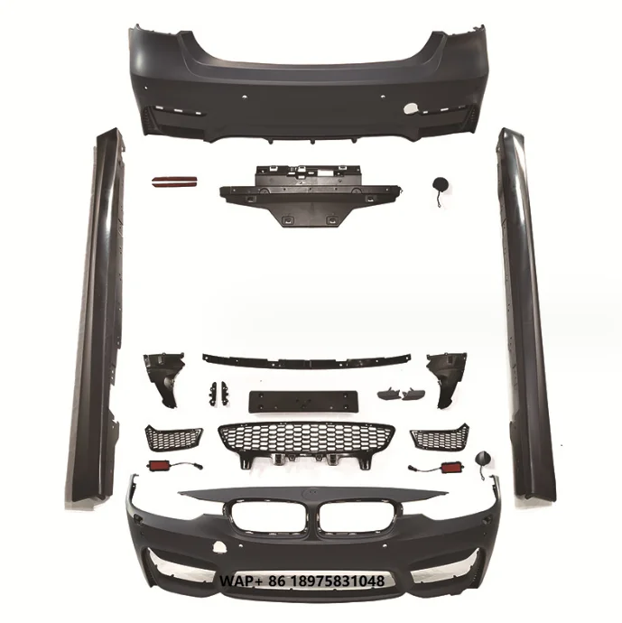 

Car bumper F30 body kit upgrade M3 style front bumper rear bumper side skirt facelift for 3 series F30 F35 328i 335i