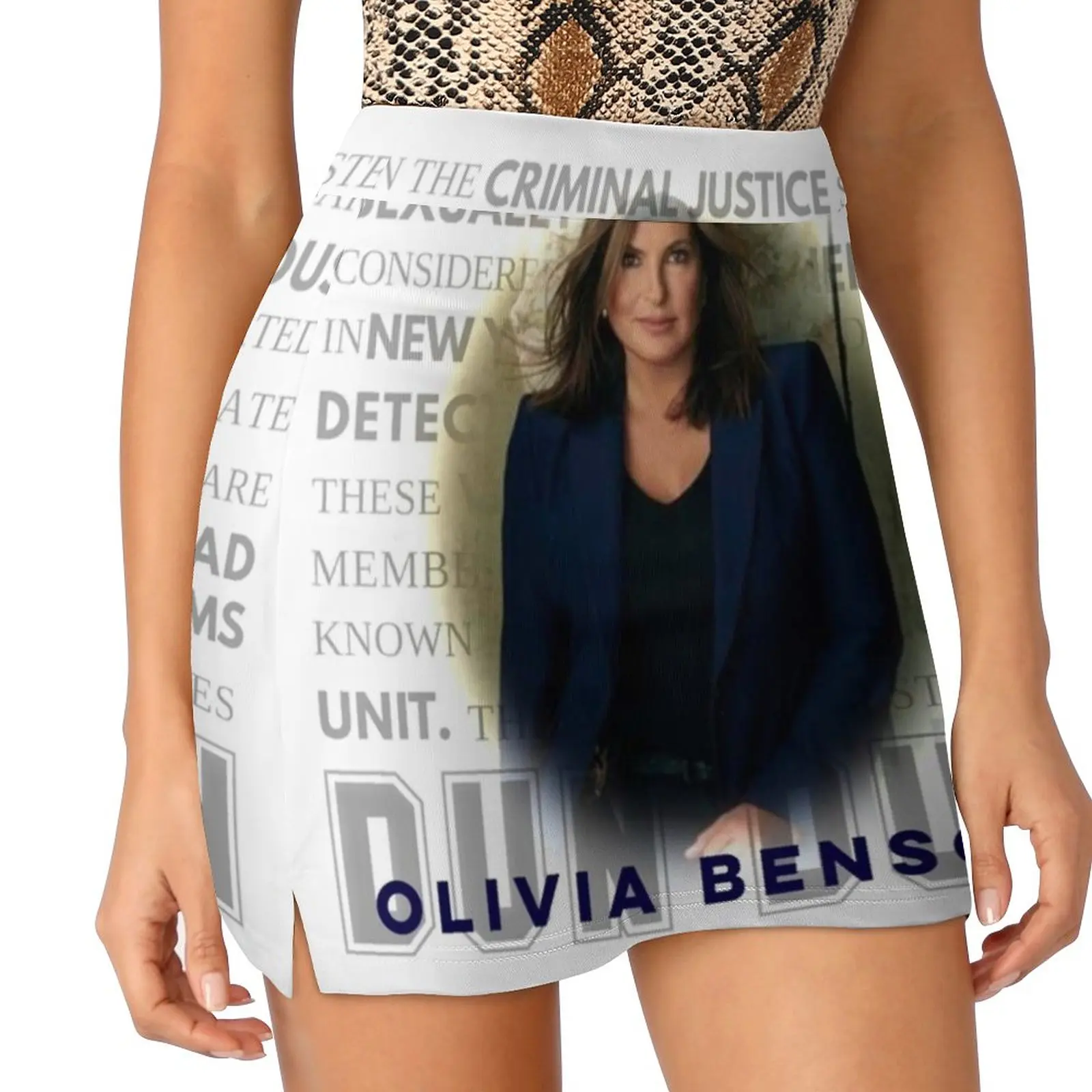 Olivia Benson Women's skirt Mini Skirts A Line Skirt With Hide Pocket Svu Law Order Svu Law And Order Svu Olivia Olivia Benson