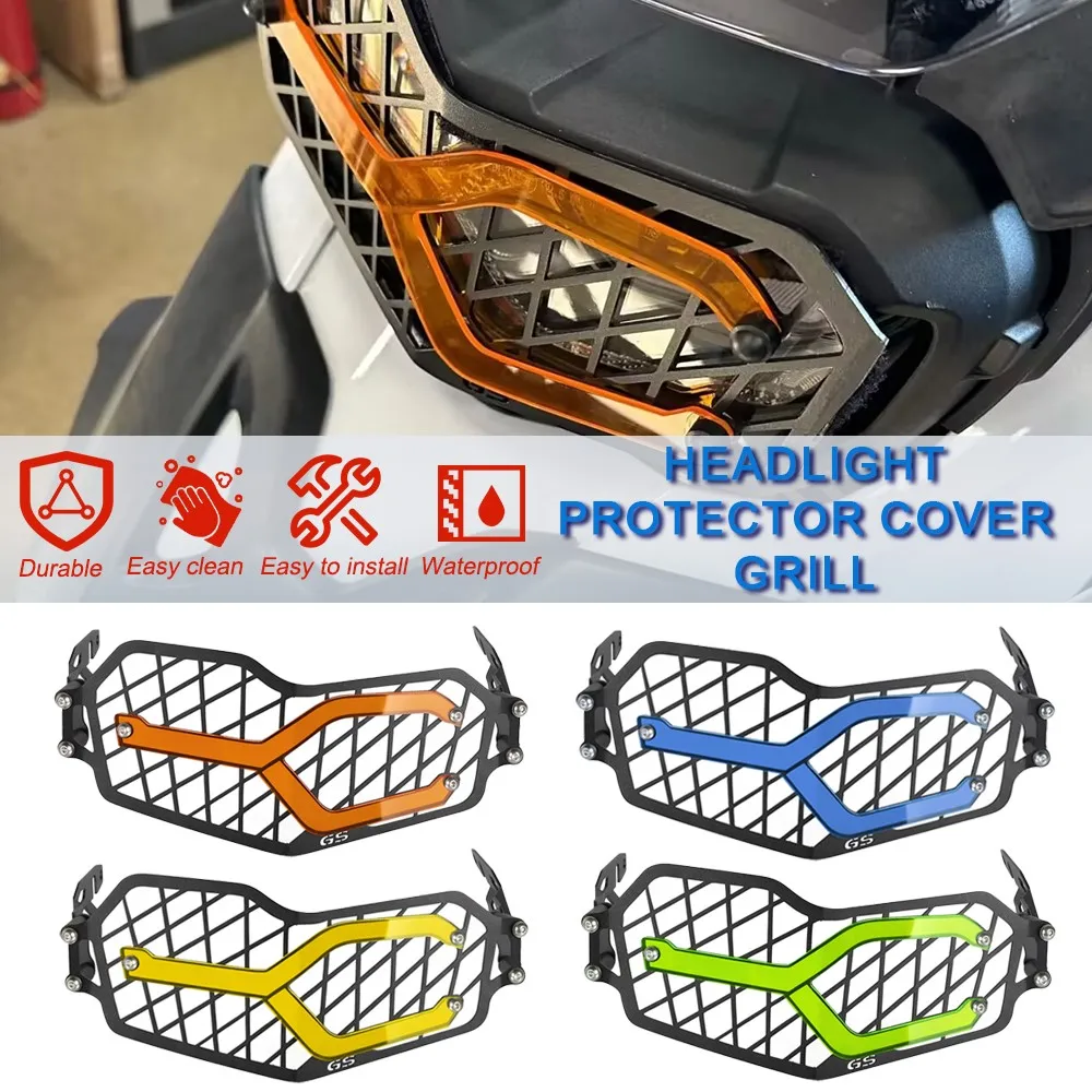 

2023 2022 2021 Motorcycle Head Lights Grille Protection Guard Cover For BMW F750GS F850GS 2018-2023 Headlight Protector F750 GS