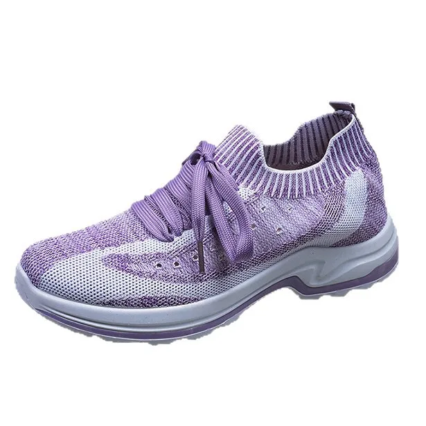 نساء موضة شبكة أحذية رياضية غير رسمية في الهواء الطلق أحذية رياضية الخريف المرأة أحذية مفلكنة Zapatos Mujer احذية الجري خفيفة الوزن