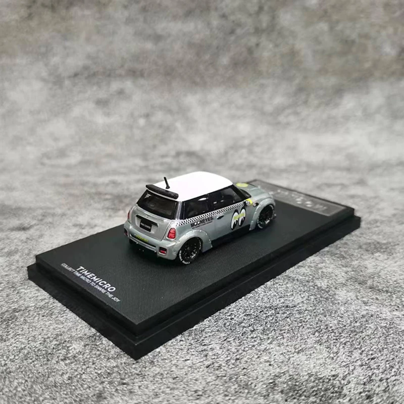 Time Micro 1:64 Model Car Mini Cooper Alloy Die-Cast Vehicle - Mooneyes Special Coating