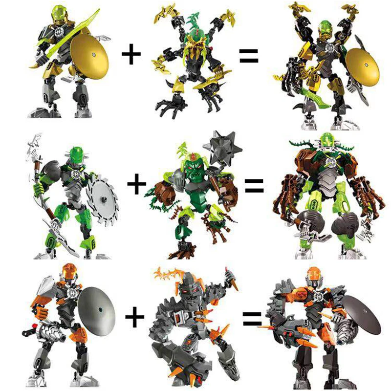 En Stock Hero Factory 5.0 blocs de construction super-héros Star guerrier soldats robots combinés briques d'action figurines jouets garçons cadeaux