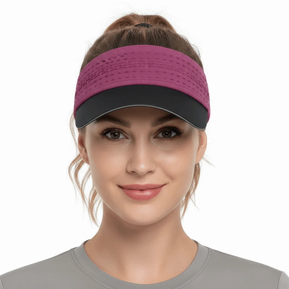 Multicolor Hairband Sun Hats UV Protection Sweat-absorbing Sports Cap Empty Top Quick-drying UV Protection Cap Sun Protection