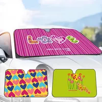 Ágatha Ruiz De La Prada Sunshade Windscreen Fold-up Car Front Windshield 70x130cm Car Window Windscreen Cover Heat Reflector