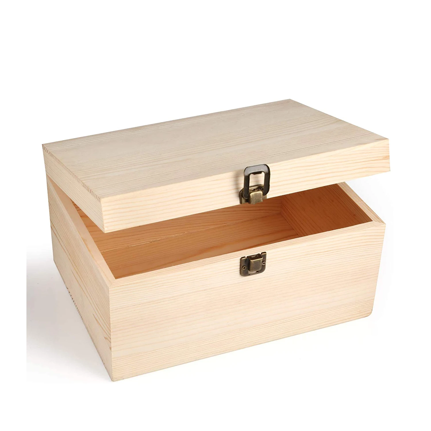hot saltVintage Unfinished Nordic Wood Crafts, Wooden Decorative Box Small Music Perfume Spice Money Advent Stash Box Gift Boxes