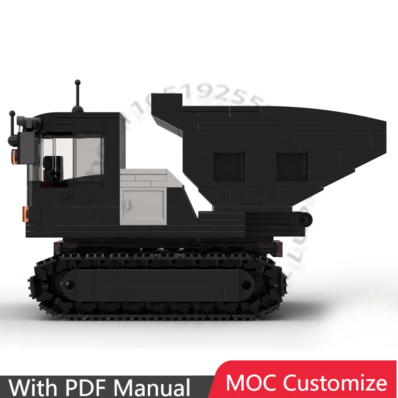 

357 PCS Supercar Prinoth crawler carriere MOC Customize Modular Building Block Creative Design Simple DIY Boy Assembly Toy Gift