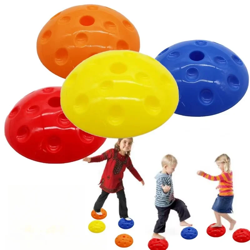 4Pcs/Set Kids/Adult Balance Stepping Stone Anti-Slip Sensory Integration Training Parish Activity Autism Social Interaction Game