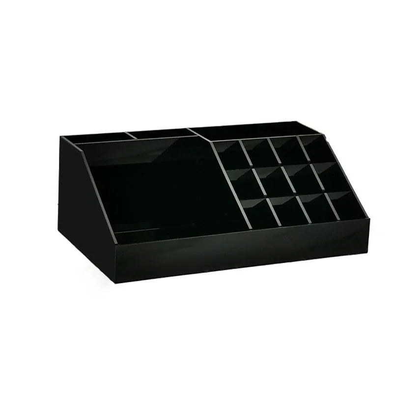 Simple acrylic cosmetics storage box desktop shelf lipstick skin care products dresser finishing