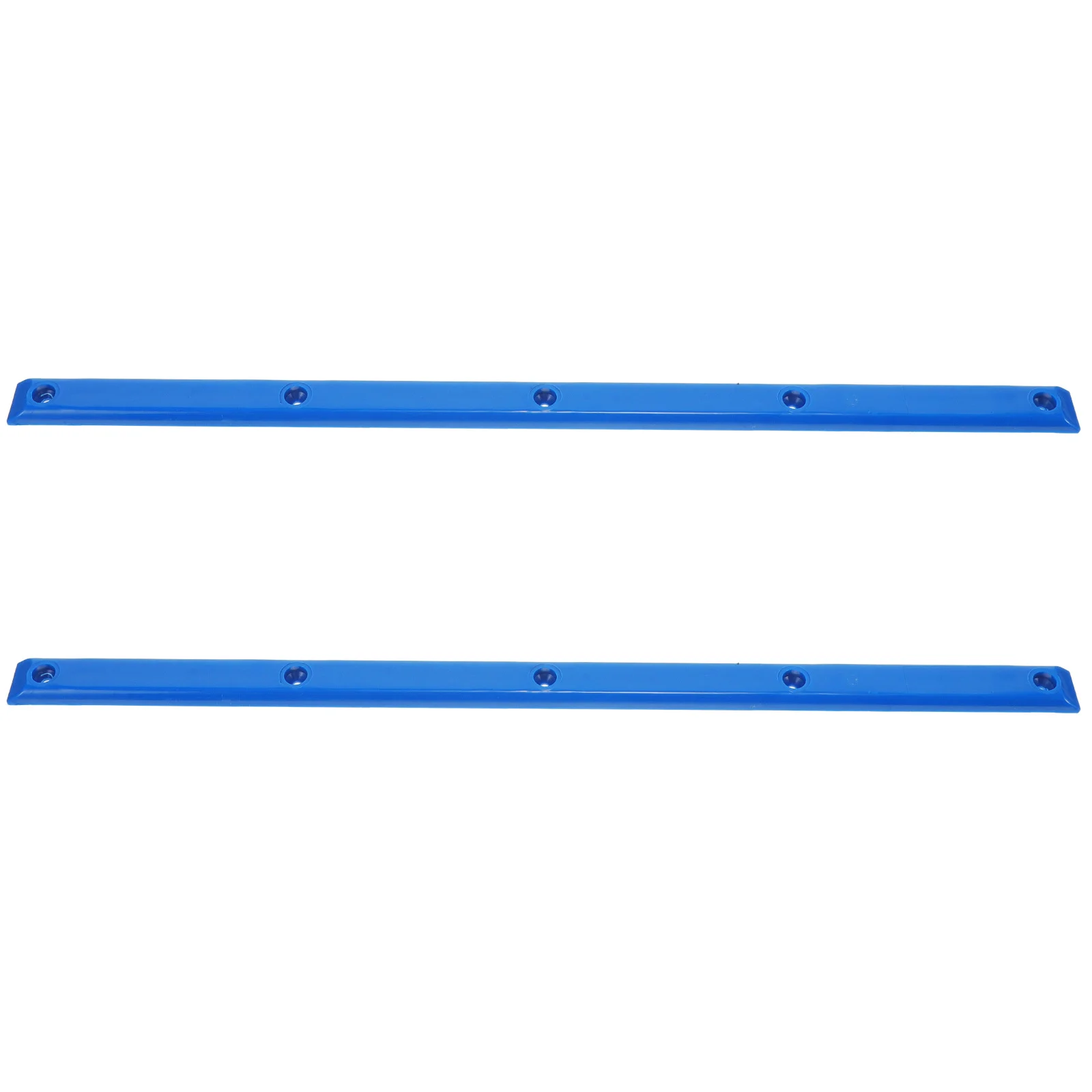 

2Pcs Skateboard Rail Replaceable Rib Bone Professional Longboard Accessories Wear-Resistant Sturdy Plastic Rail for Universal