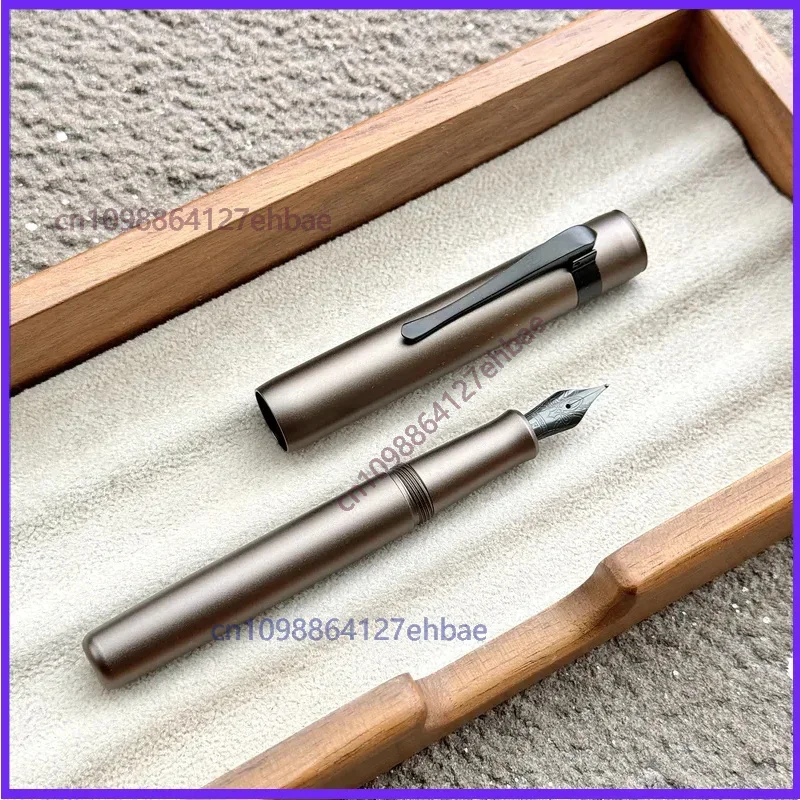 Metal Pocket Pen Lightweight Non-slip Diamond Grip AP Nib & Extended Cap Design Gift for Students Office Use
