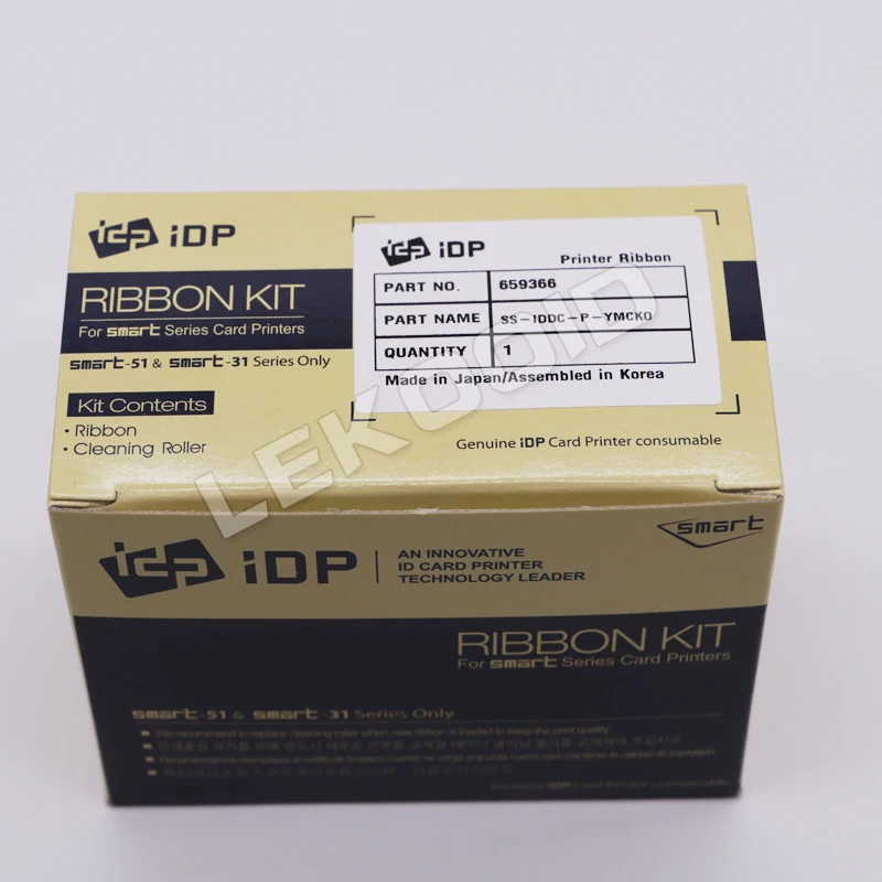 Printer Supplies Printer Ribbons Idp Smart 51 and Idp Smart 31 YMCKO Full Color Ribbon 659366 - 250 Prints