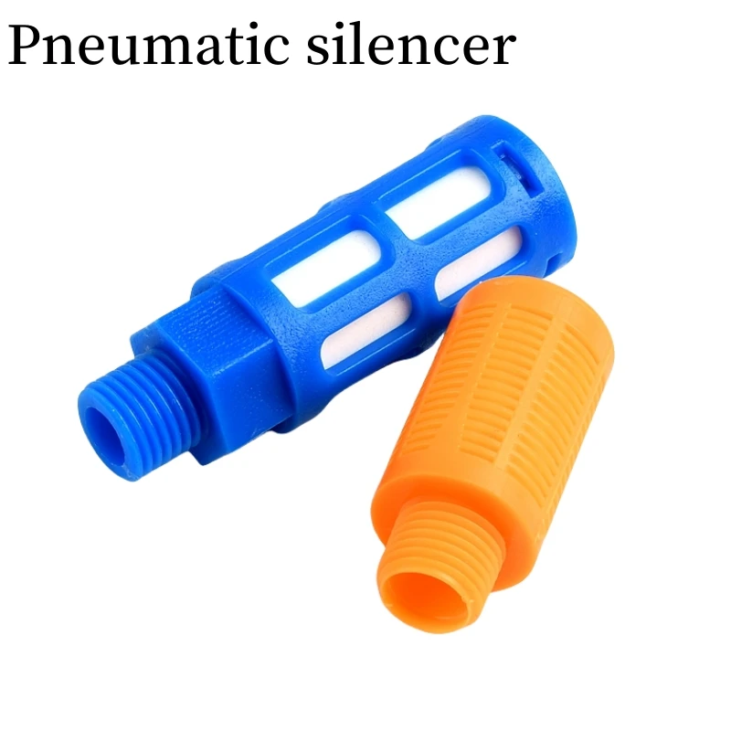 Air Silencer Plastic Exhaust Muffler Pneumatic 1/8