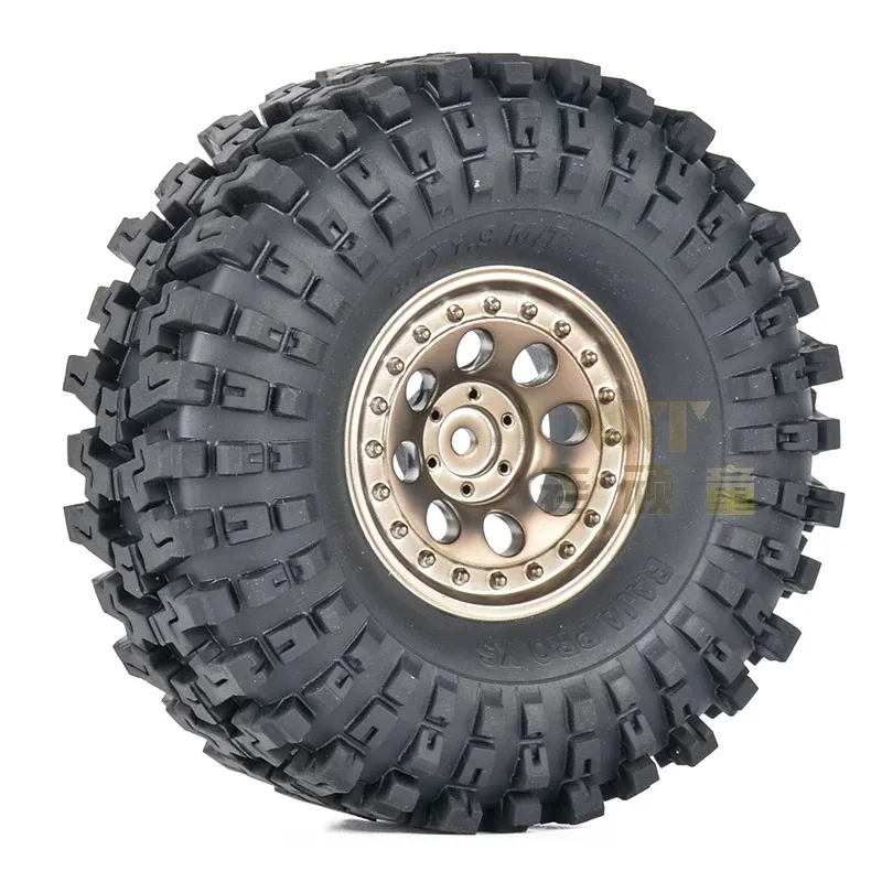 RGT Parts 1.9 Inch Wheels Tires 2PCS for EX86190 1/10 RC Model Car Crawler Original Accessories