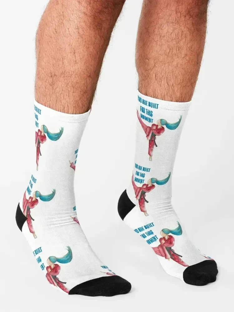 You are built for this moment Socks basketball christmas gift fashionable Run Mens Socks Women's