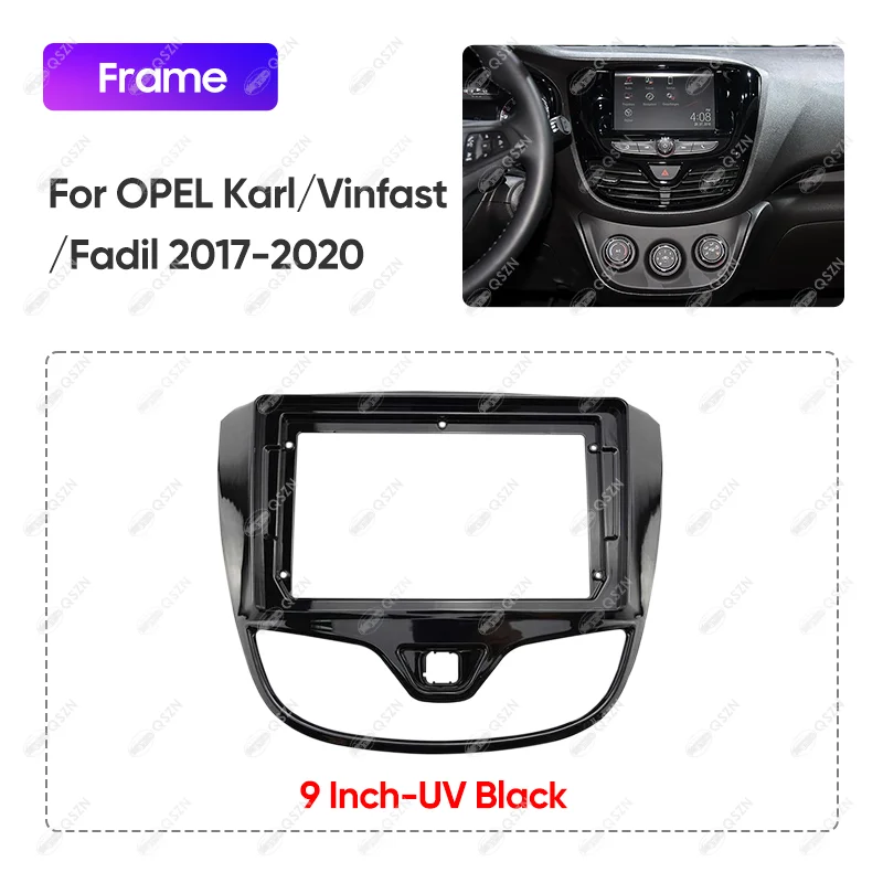 For OPEL Karl/Vinfast/Fadil 9 INCH Car Radio Frame Stereo Audio Screen Multimedia Video Player Navigation Cables Harness Canbus