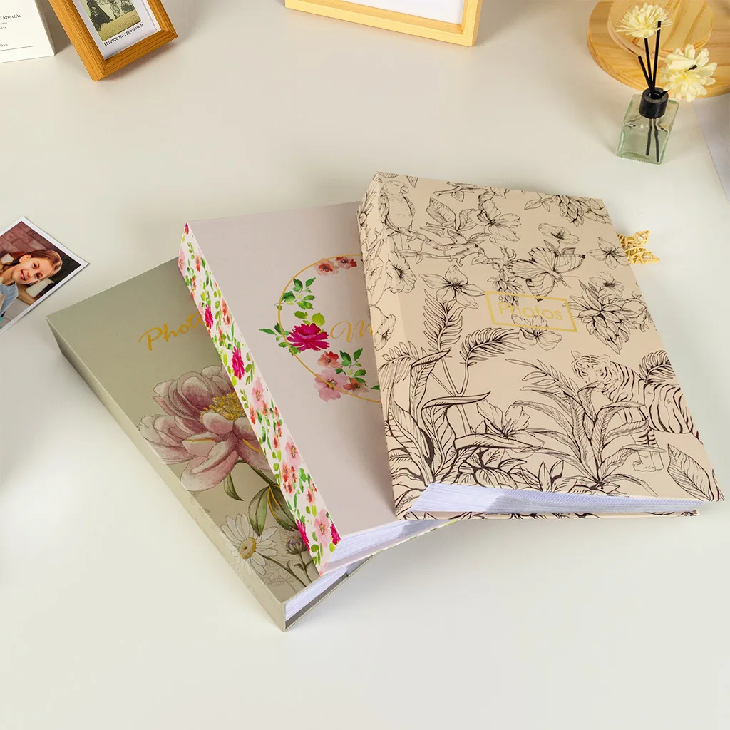 6 Zoll 300-teiliges exquisites Fotoalbum, kreatives Fotoalbum, universelles Festival-Gedenkgeschenk, Familiensammlergeschenk