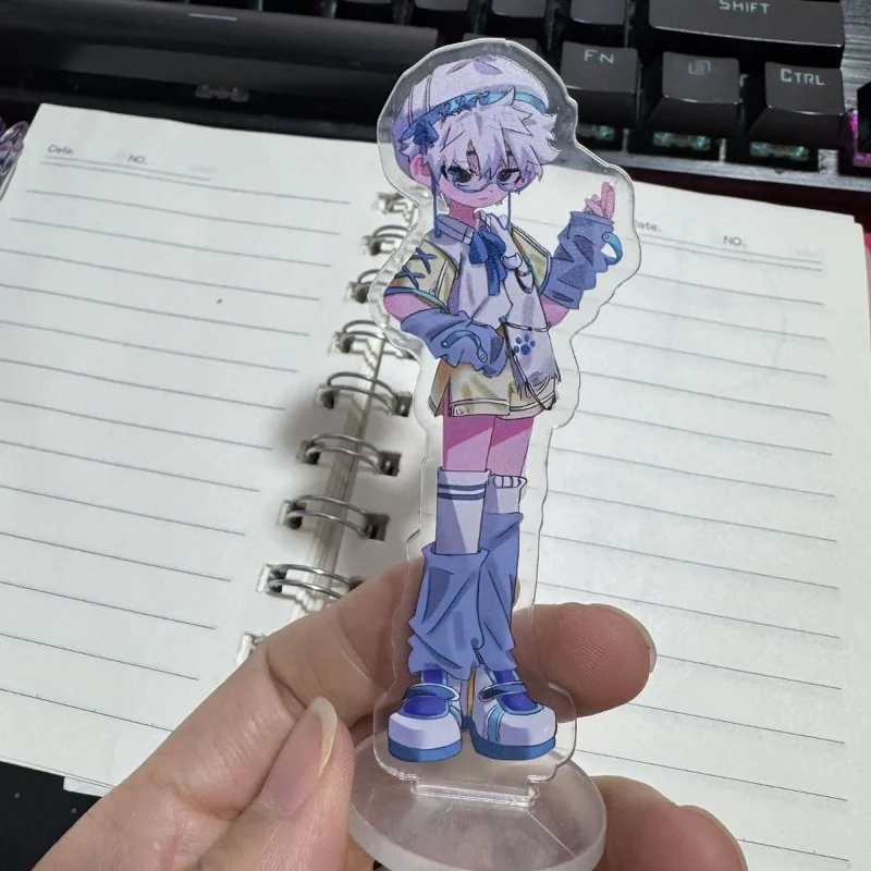 أنيمي رابط انقر الاكريليك حامل شي غوانغ داي لي رن شخصيات كرتونية حامل نموذج لوحة زخارف مكتب الدائمة علامة مروحة هدية حلية
