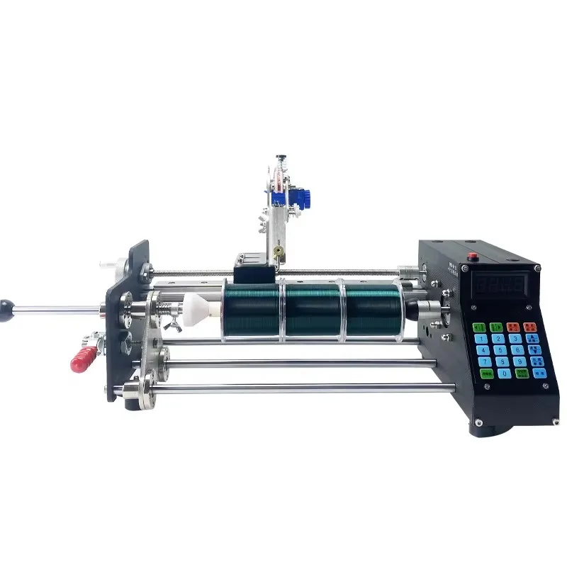 Fully Automatic CNC Winding Machine, for Winding up to 10 Meters of Enameled Fishing Line, Cotton Thread,
