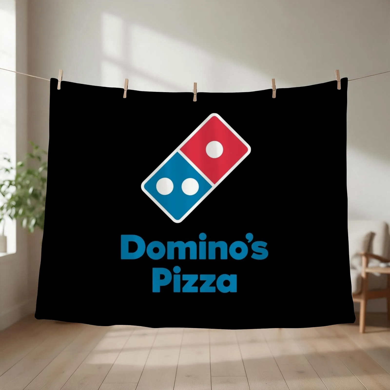 Dominos Pizza Throw Blanket Thermals For Travel Flannel Plaid blankets ands Blankets