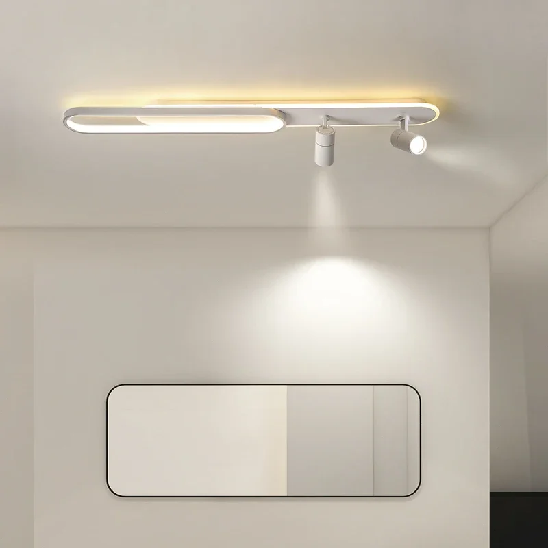 Plafoniere a LED con faretti luci a binario minimaliste per la Hall della camera da letto sala da pranzo corridoio plafoniere a striscia lunga