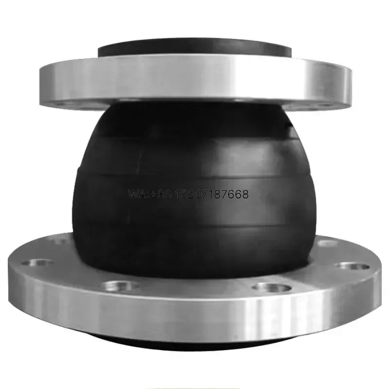 Wmwmnu 2025 Single Sphere Rubber Expansion Joint Bellows Compensator for Industrial Pipeline Connection Flexible Rubber Joint