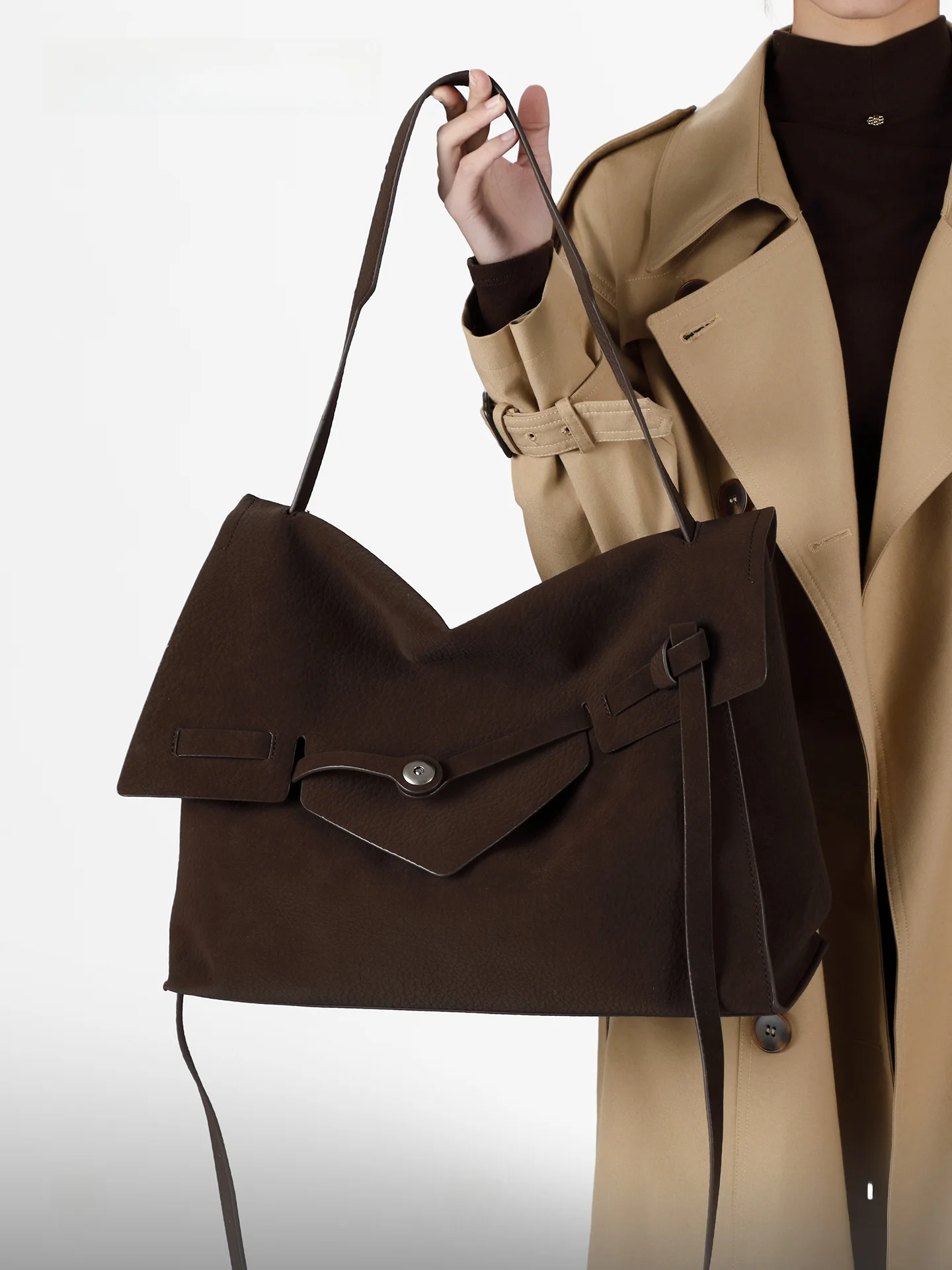 

Charlene Kangaroo Lazy Leisure Tote Bag Женская пригородная большая сумка Capaci на одно плечо с наклонным крестом Faion Sle Synthet...