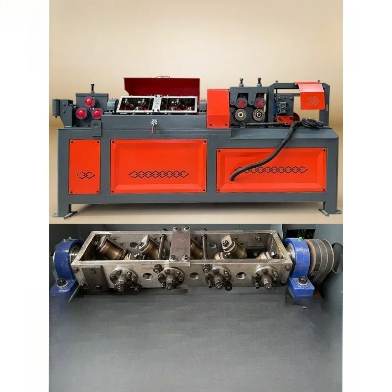 Rebar numerical control hydraulic frequency conversion straightening and cutting machine rebar drawing