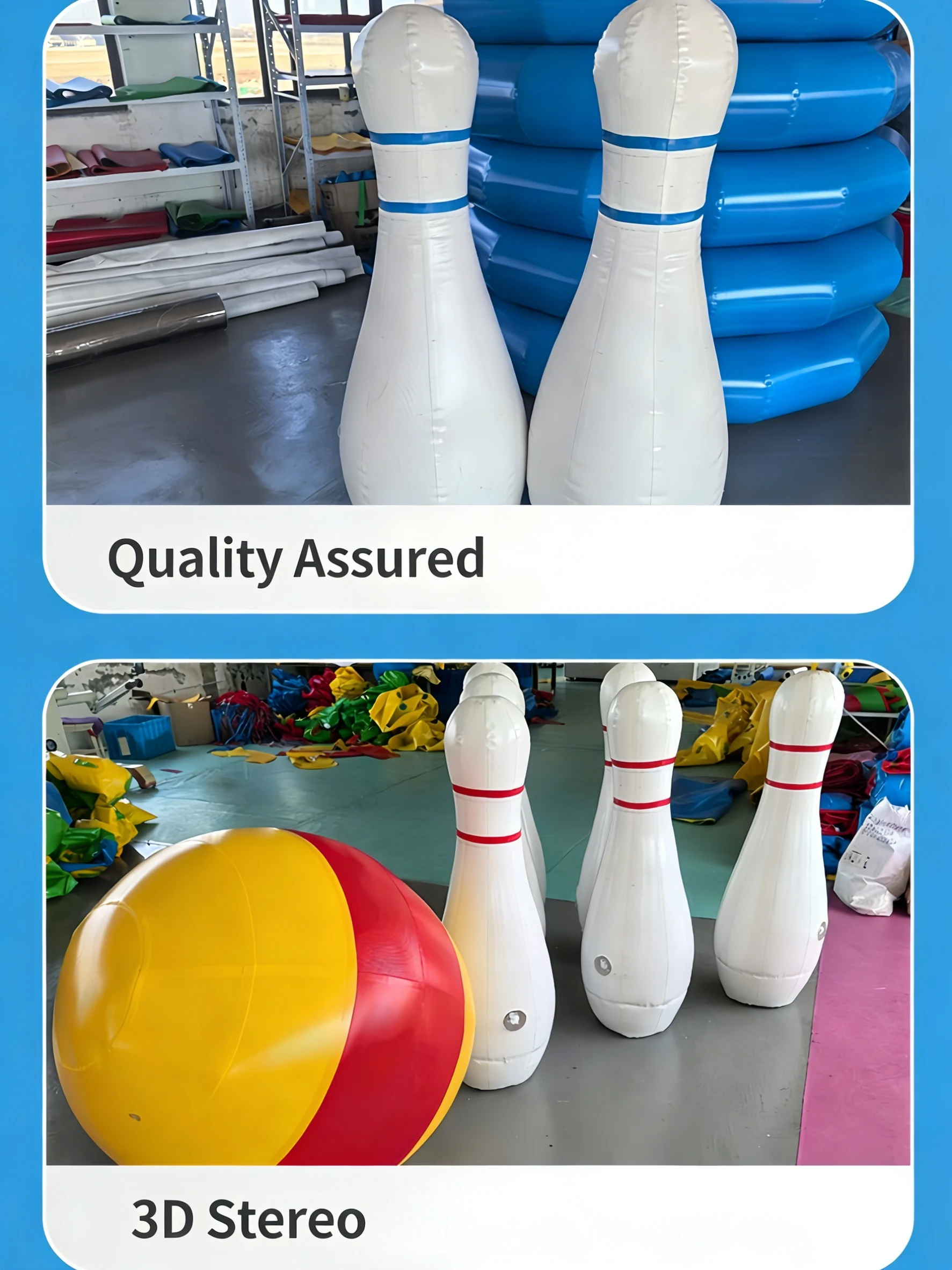 

Factory Wholesale Durable Inflatable Bowling Inflatable Bowling Pins Kids for Outdoor Children's Interactive Playpromote sales
