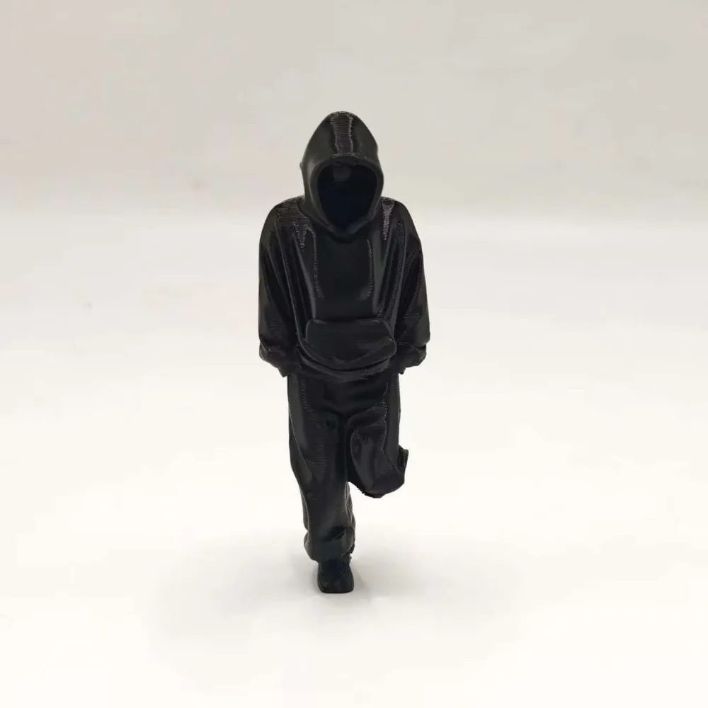 Creative 3D Printed People Model Figurine Funny Crafts Thinker Sculpture Home Decor Gothic Faceless Thinker Figurine Desk