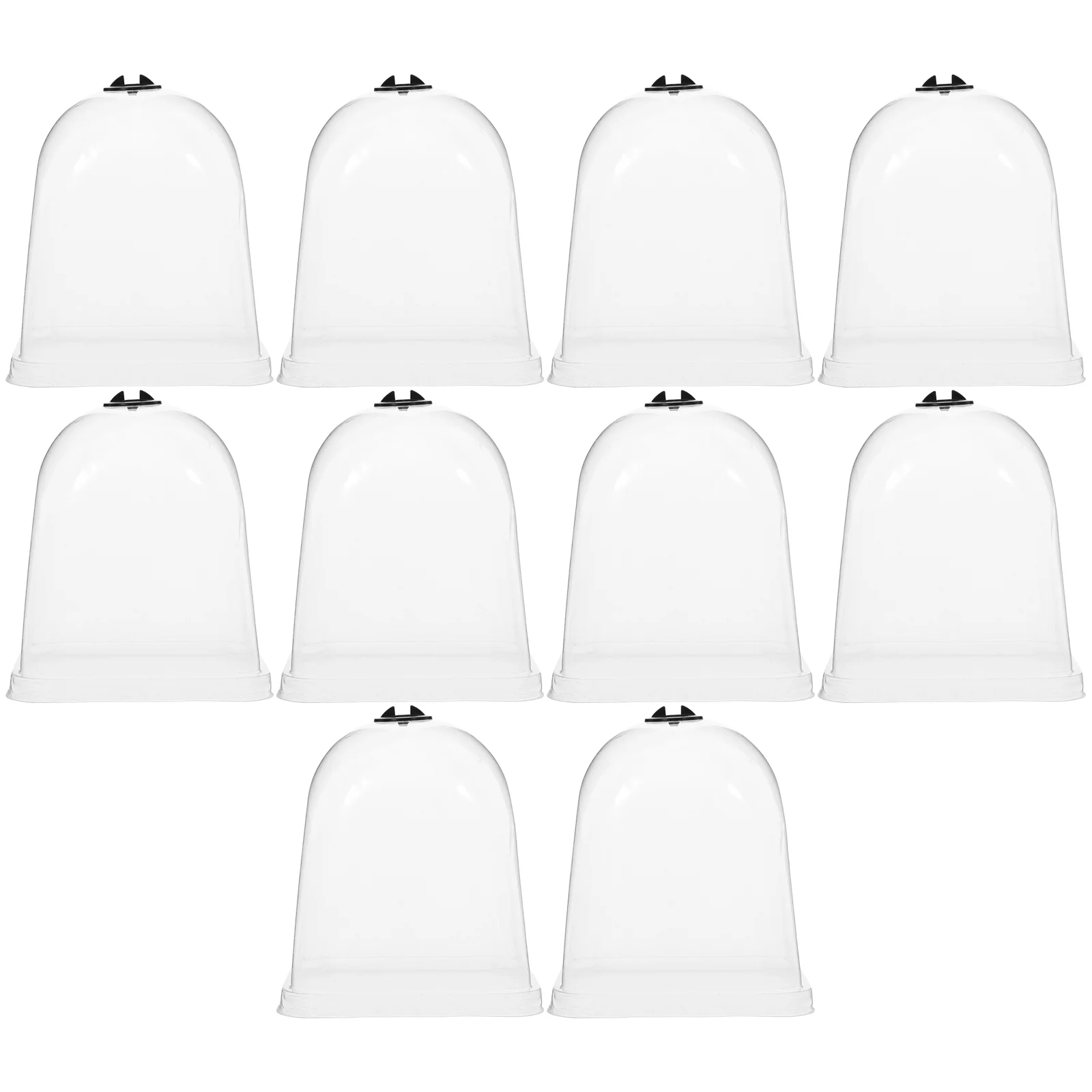 

10 Pcs Insulation Cover Net Expandable Garden Cloches Plant Trellis Dome Plants Vegetable Mini