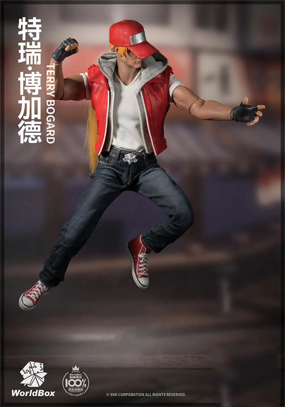 WorldBox KF008 1/6th Game Player Elements King Of The Fighters Terry Bogard Moveable Action Figures For Collectable DIY