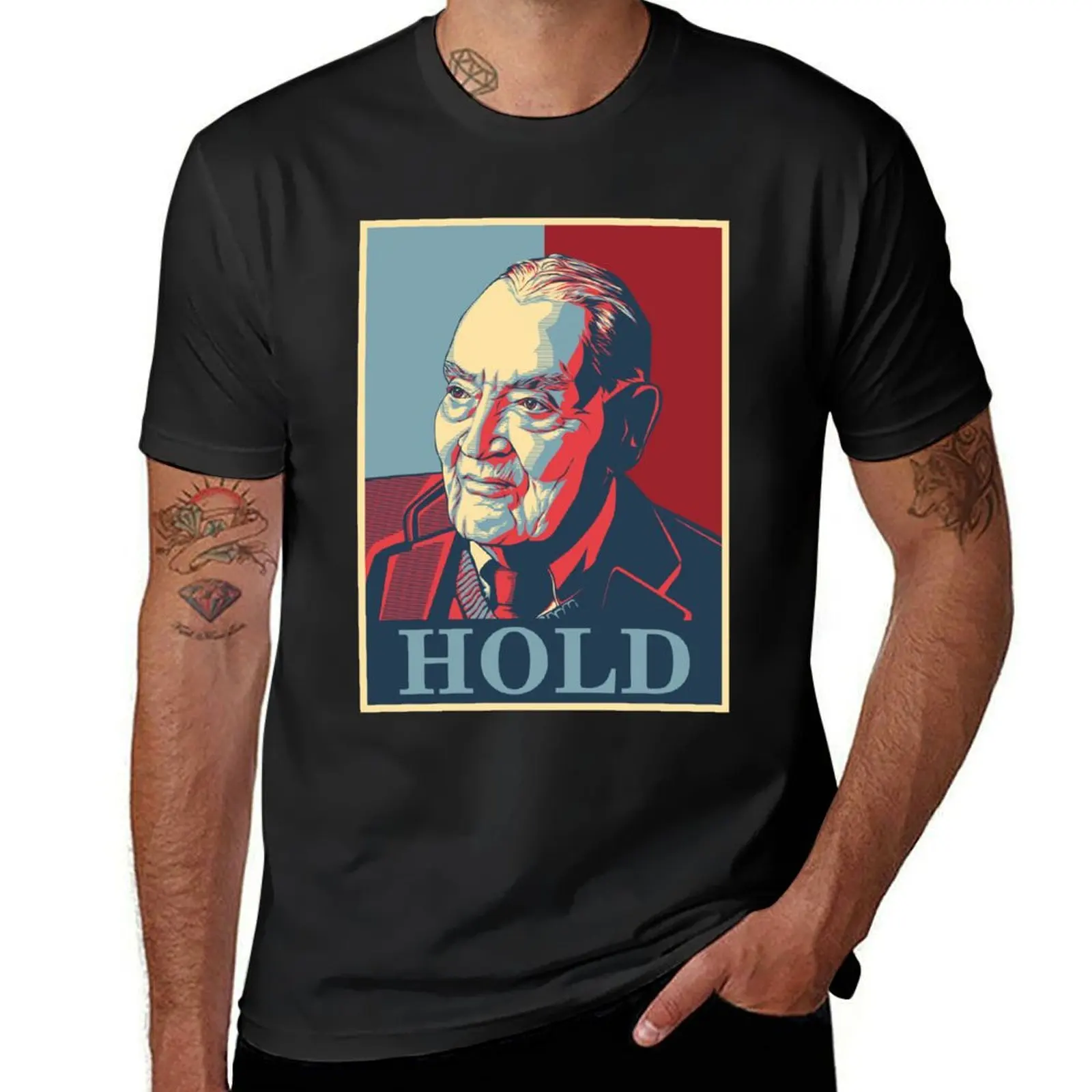 

Jack Bogle Hold Vanguard T-Shirt vintage kawaii clothes t shirts for men pack