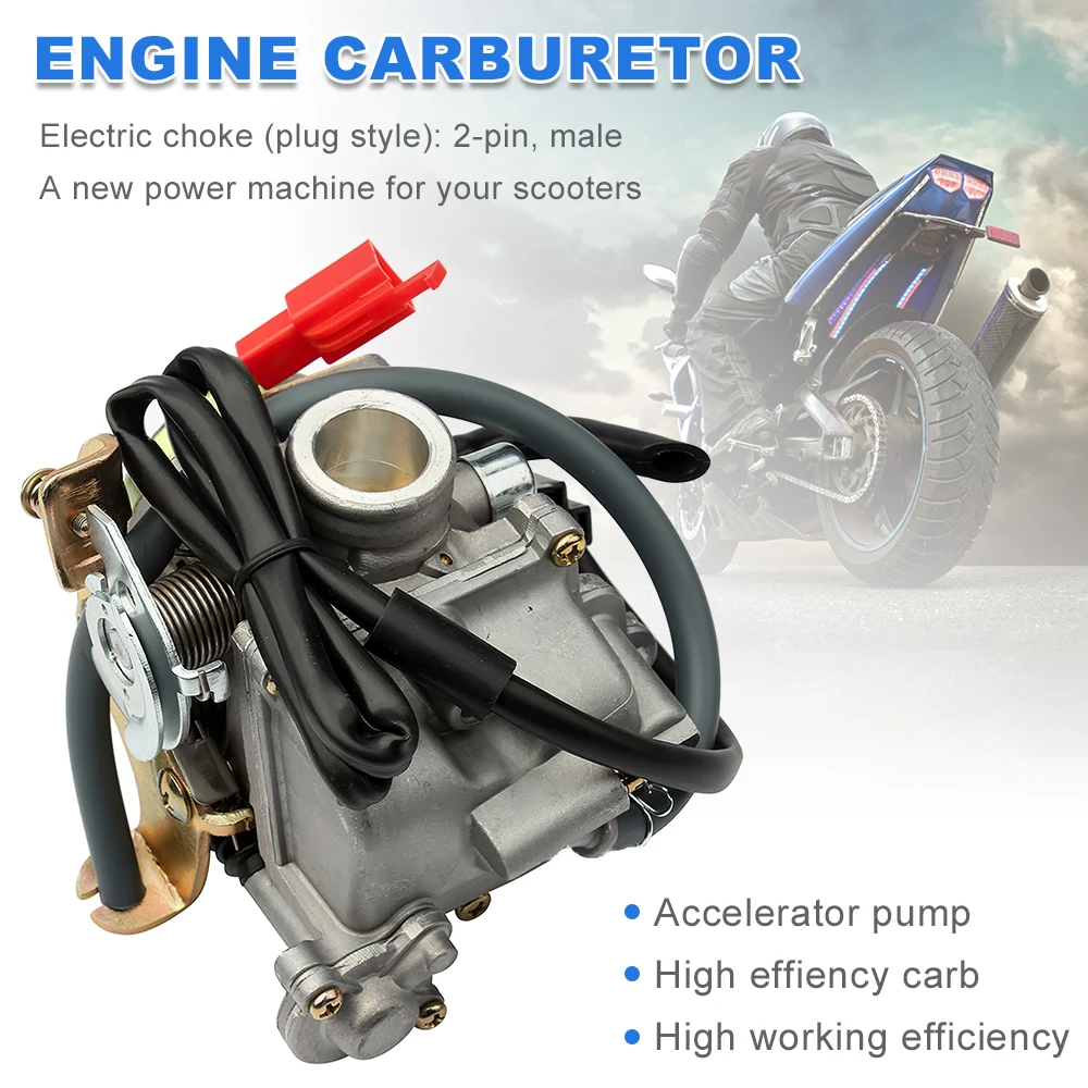 Motorcycle Carburetor Scooter Carburedor For Scooter ATV Motorbike Part For SUNL BAJA TANK NST VIVA ATM BMS REDCAT Carburetor