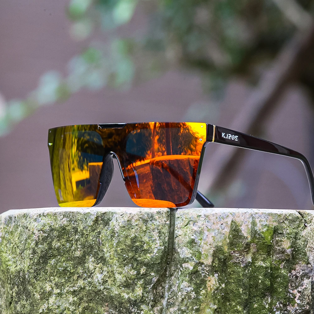 Karos New UV400 Sunglasses Outdoor Sports Eyewear Design Big Frame Men Women Running Cycling Fishing Travel Beach Glasses YZ2017