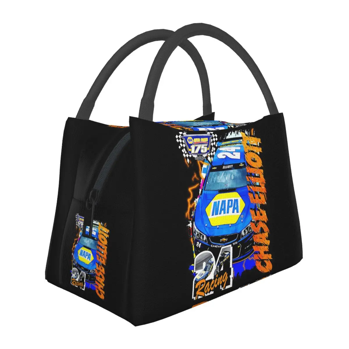Chase Elliott NAPA Racing Insulated Lunch Bag for School Picnic Storage Food Boxes Leakproof Container Cooler Thermal Lunch Box