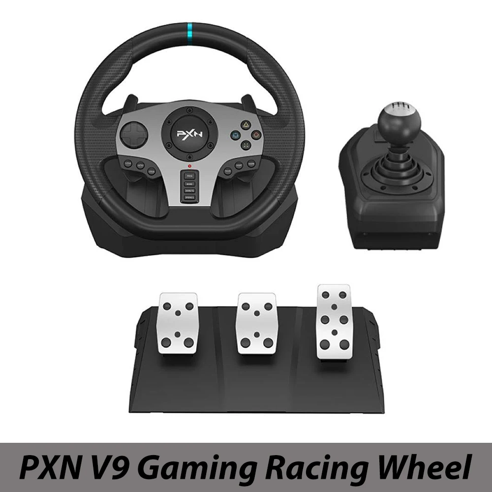 PXN V9 Gen2/V9 Gaming-stuur ° /900 °   Racing Simulator voor PS4,PS3,PC Windows 7/8/10/11,Xbox One,Xbox Series X/S