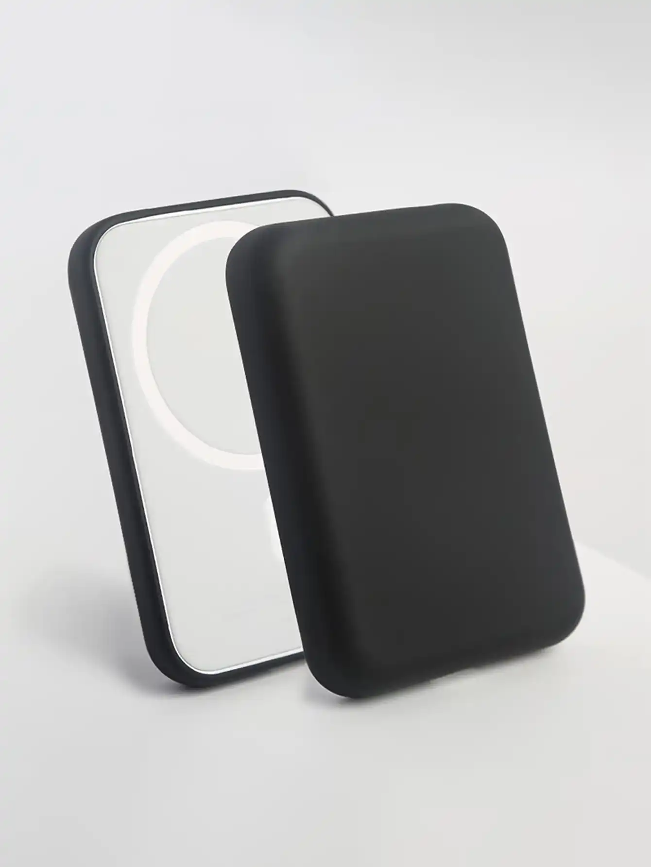 Magnetic Power Bank Case for iPhone - Tpu Soft Anti-Drop Protective Cover, Compatible with Magsafe |   Matte Texture, Closed Design (Battery Not Included)