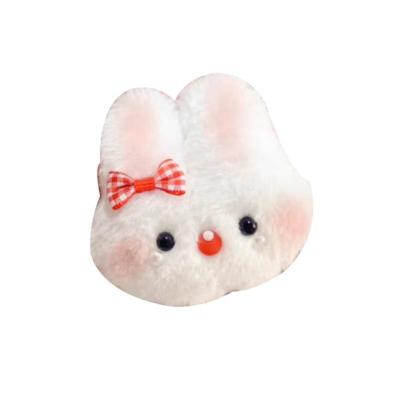 Cartoon Rabbit Keychain Pendant Cute Fashion Plush Doll Toy Keychain Kawaii Creative Backpack Decorations Accessories Gifts