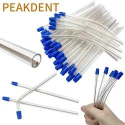 100pcs Dental Disposable Saliva Ejector Aspirator Tube Oral Care Dentistry Low Volume Suction Tips Dentistry Clinic Consumables