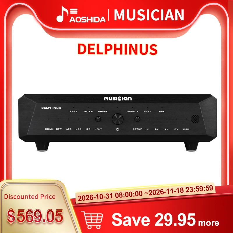Dac I2S Hdmi Input - MUSICIAN DELPHINUS R2R DAC RCA XLR