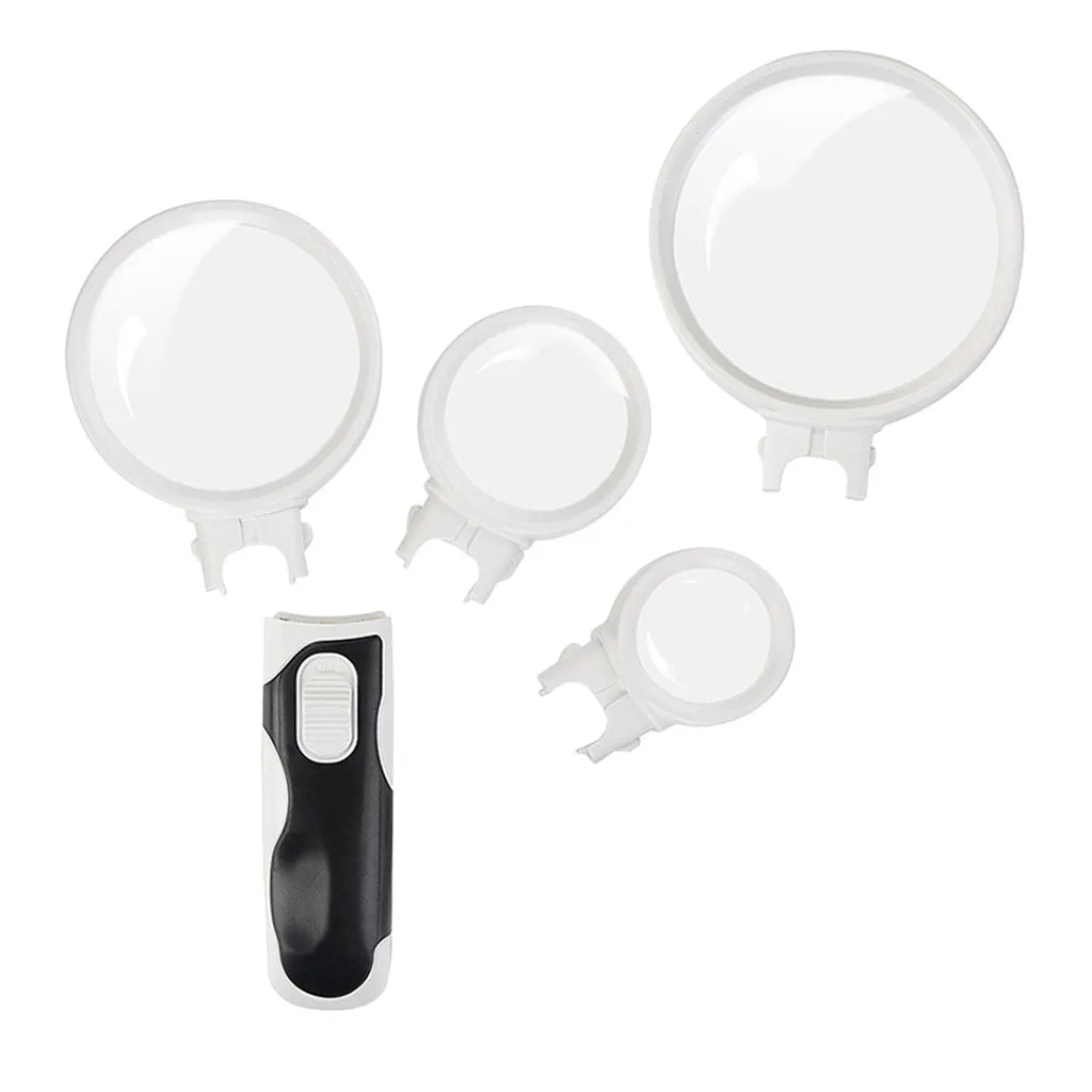 

2.5/5/10/16 Lens Glass Reading Map Jewelry Loupe Magnifying