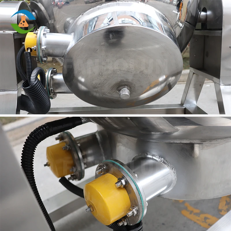 

100 Liter Industrial Steam/gas/electric Jacketed Cooking Kettle Cooking Mixer Pot Jacket Kettle With Agitator