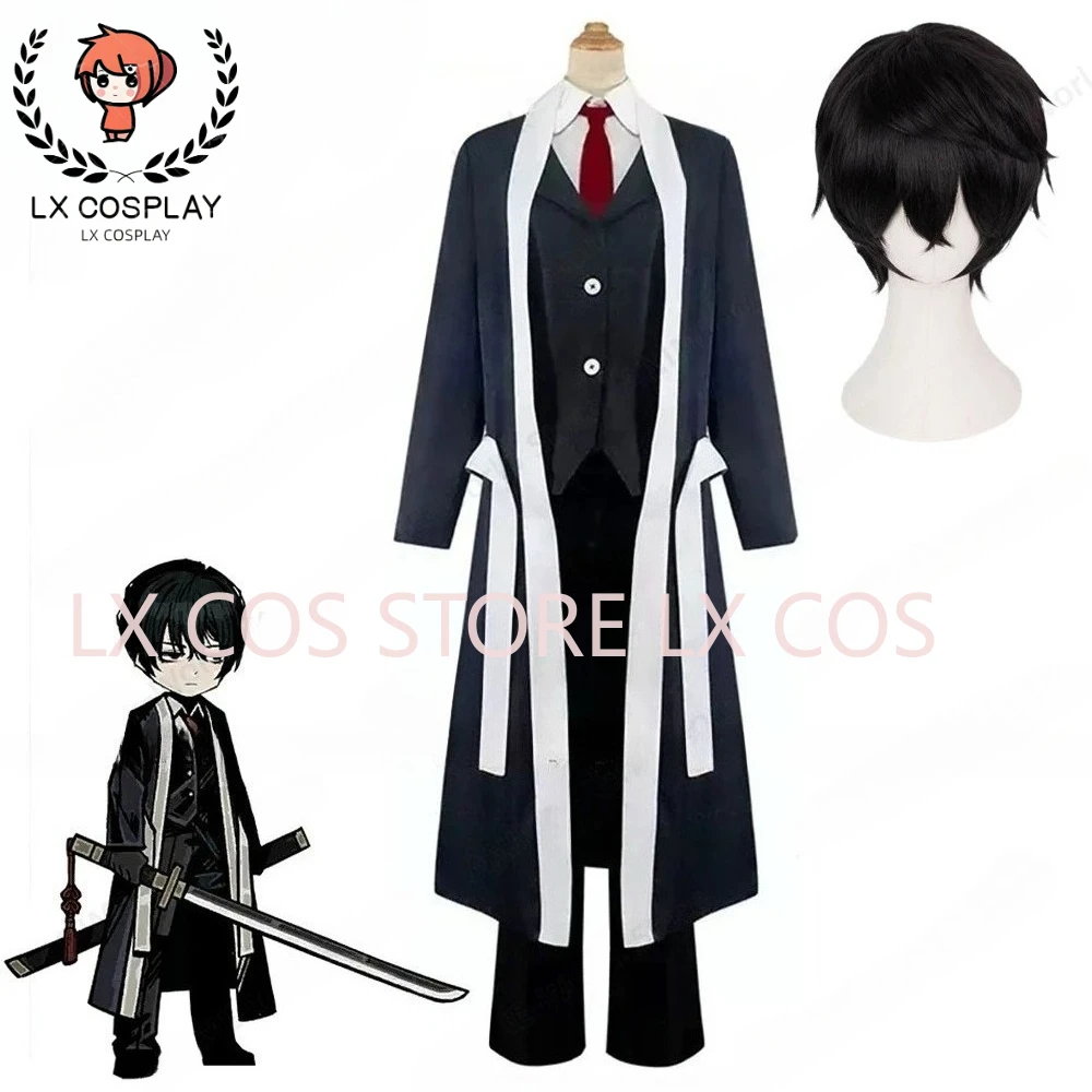 Disfraz de Cosplay de Anime Limbus Company Blade Lineage Salsu Yi Sang, Uniforme, Ropa, Peluca para Halloween, Carnaval