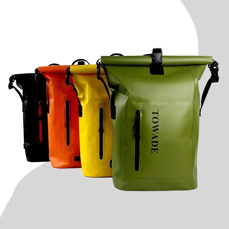 

Outdoor 25L Waterproof Bag Leisure Travel Camping Backpack Custom Beach PVC Waterproof Bag