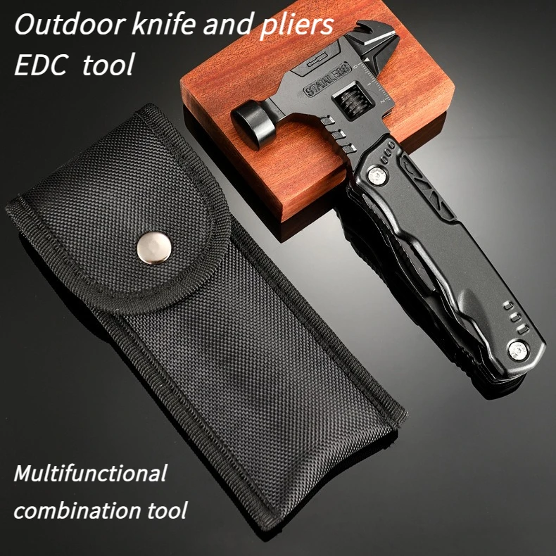 Outdoor EDC High-quality Folding Pliers Tools Multi-functional Adjustable Wrenches and All-purpose Combination Equipment