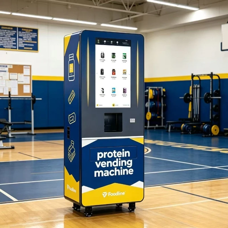 Protein Shake Vending Machine Fully Automatic Powder Mixing System Smart Screen Commercial Dispenser Self-Service Gym