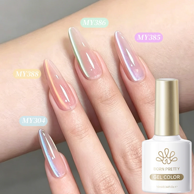 BORN PRETTY 10ml Auroras Blue Cat Gel magnétique vernis à ongles brillant scintillant fée cristal magnétique Gel vernis pour été ongles bricolage