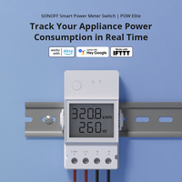 SONOFF POW Elite 16A /20A Smart Power Meter Switch Wifi Smart Home Switch LCD Screen Works with eWeLink App Alexa Google Home